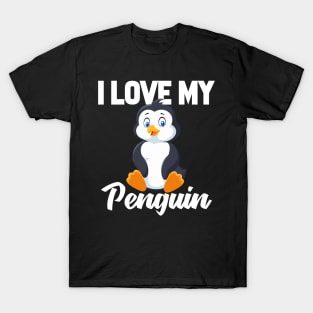 I Love My Penguin T-Shirt